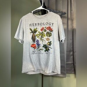 Harry Potter Gray Herbology Short Sleeve Tee